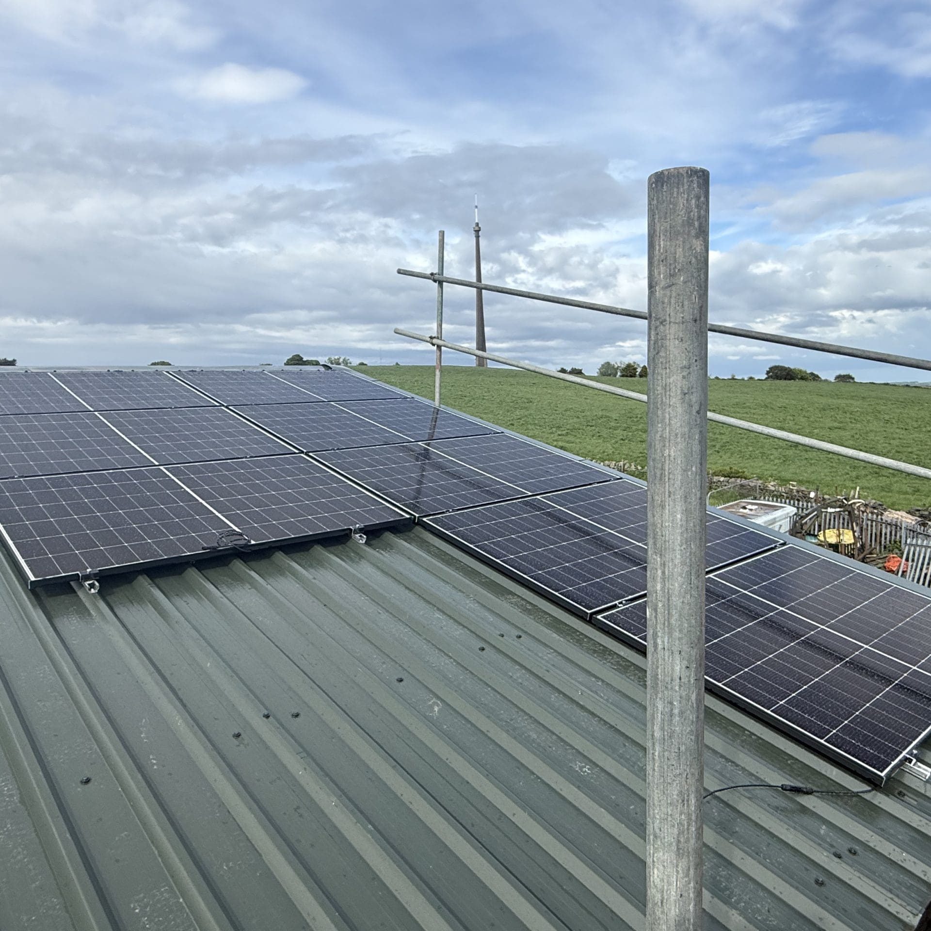 Commercial solar panel installation2